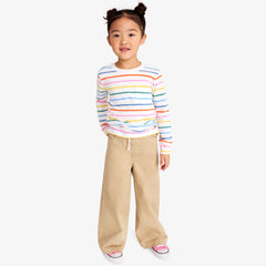Kids cotton drawstring baggy pant
