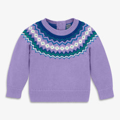 Baby fair isle sweater