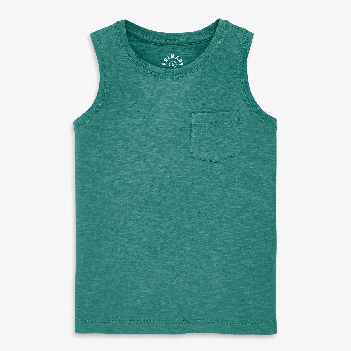 Kids slub pocket tank