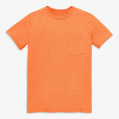 Kids pocket tee in seasonal colors