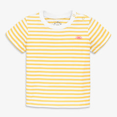 Baby embroidered stripe tee