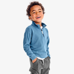 Kids quarter zip sweatshirt