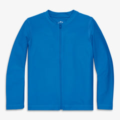 Kids long sleeve full-zip rash guard