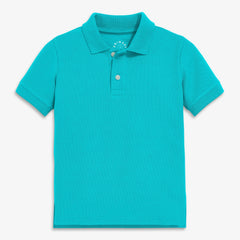 Kids short sleeve pique polo