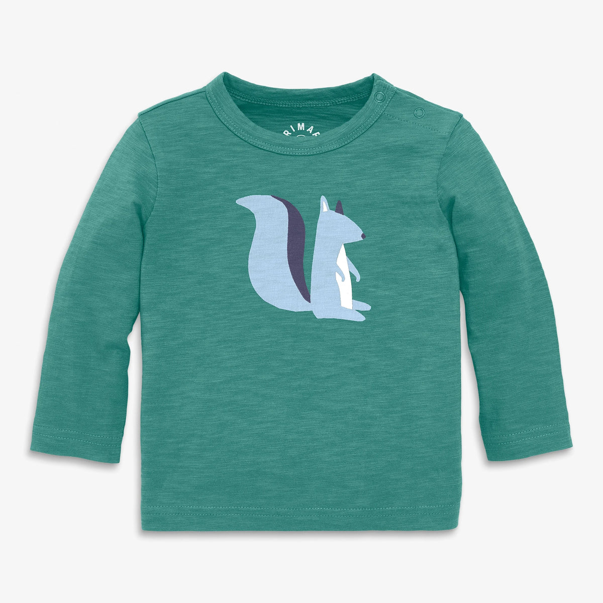 Baby long sleeve squirrel tee