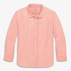 Clearance kids long sleeve button down in stripe
