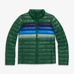 Women's fit lightweight puffer jacket in stripe