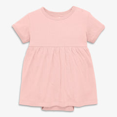 Clearance pointelle babysuit dress