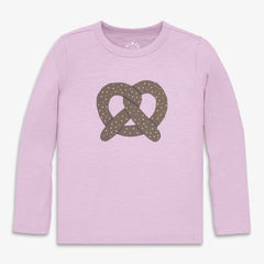 Kids long sleeve pretzel tee