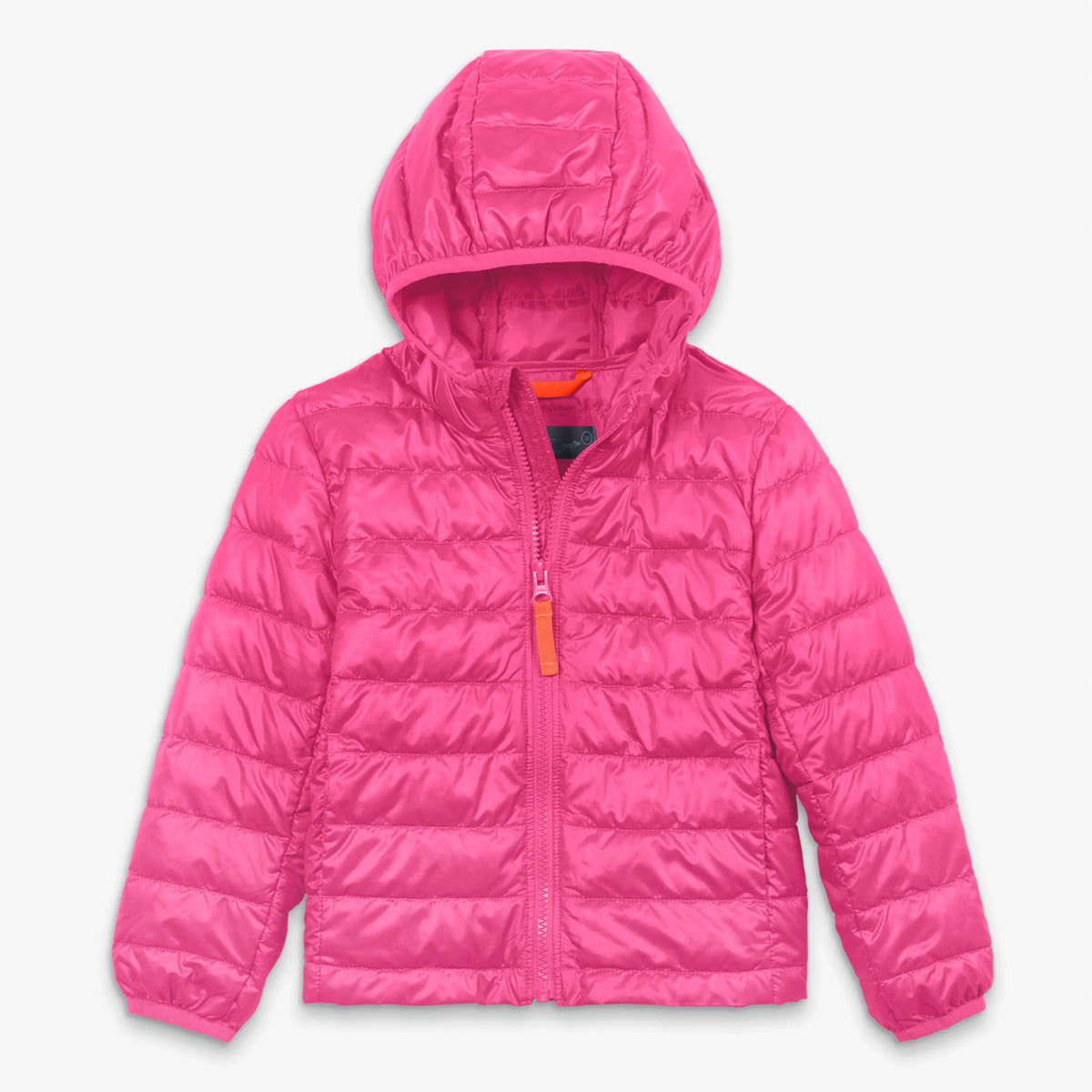 Kids lightweight puffer jacket in seasonal colors