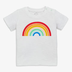 Clearance baby rainbow graphic tee