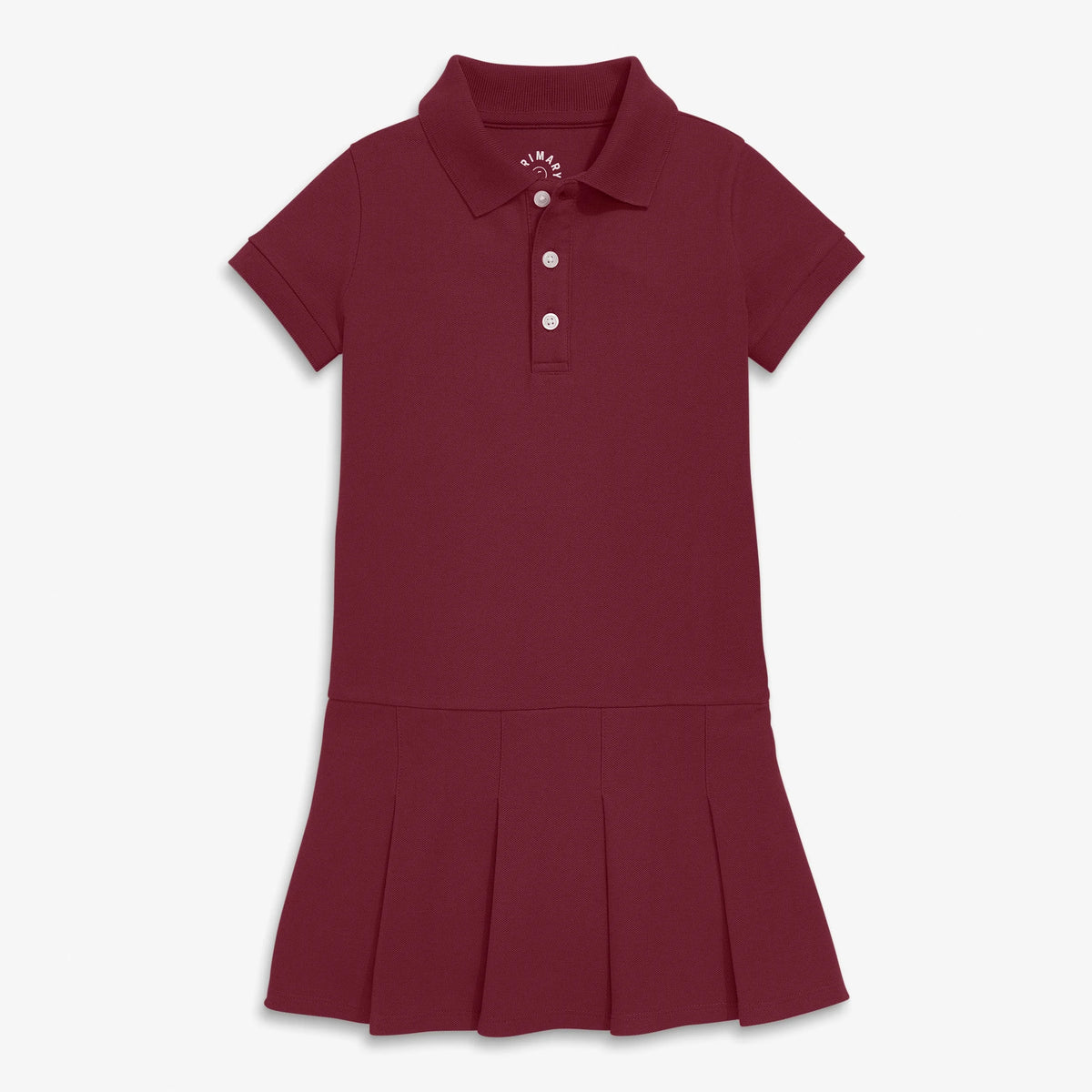 Kids short sleeve pique polo dress