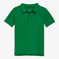 Kids short sleeve polo in seasonal colors