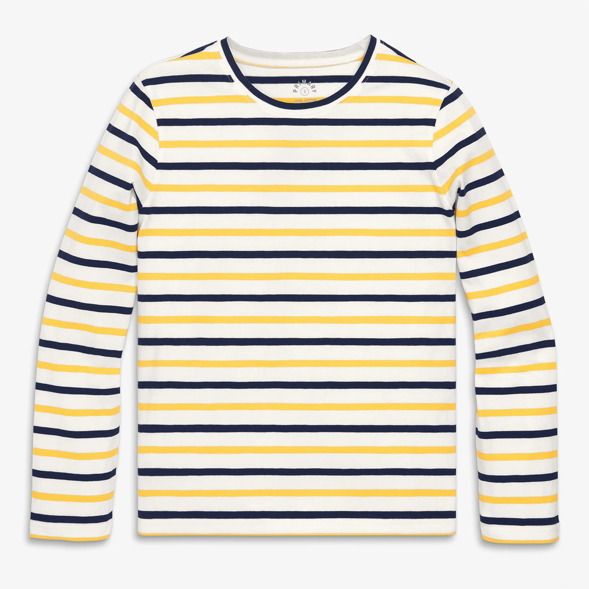 Women's fit long sleeve everyday stripe tee