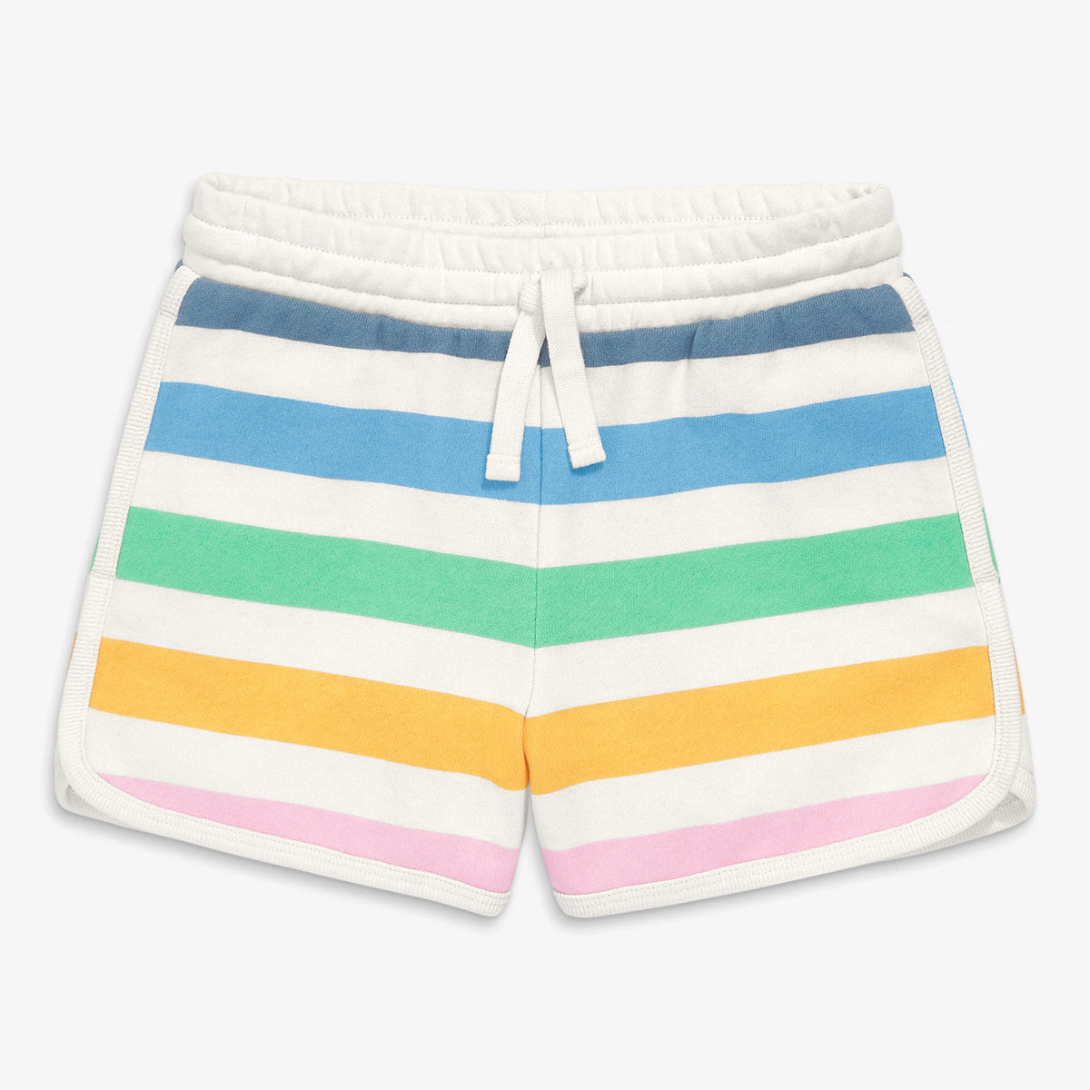 Kids recess short in candy stripe