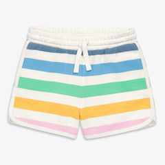 Kids recess short in candy stripe