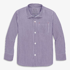 Clearance kids long sleeve button down in stripe