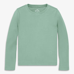 Kids long sleeve rib tee