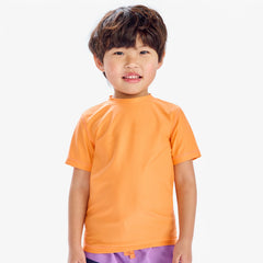 Kids short sleeve rash guard