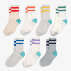 Kids athletic sock 7-pack