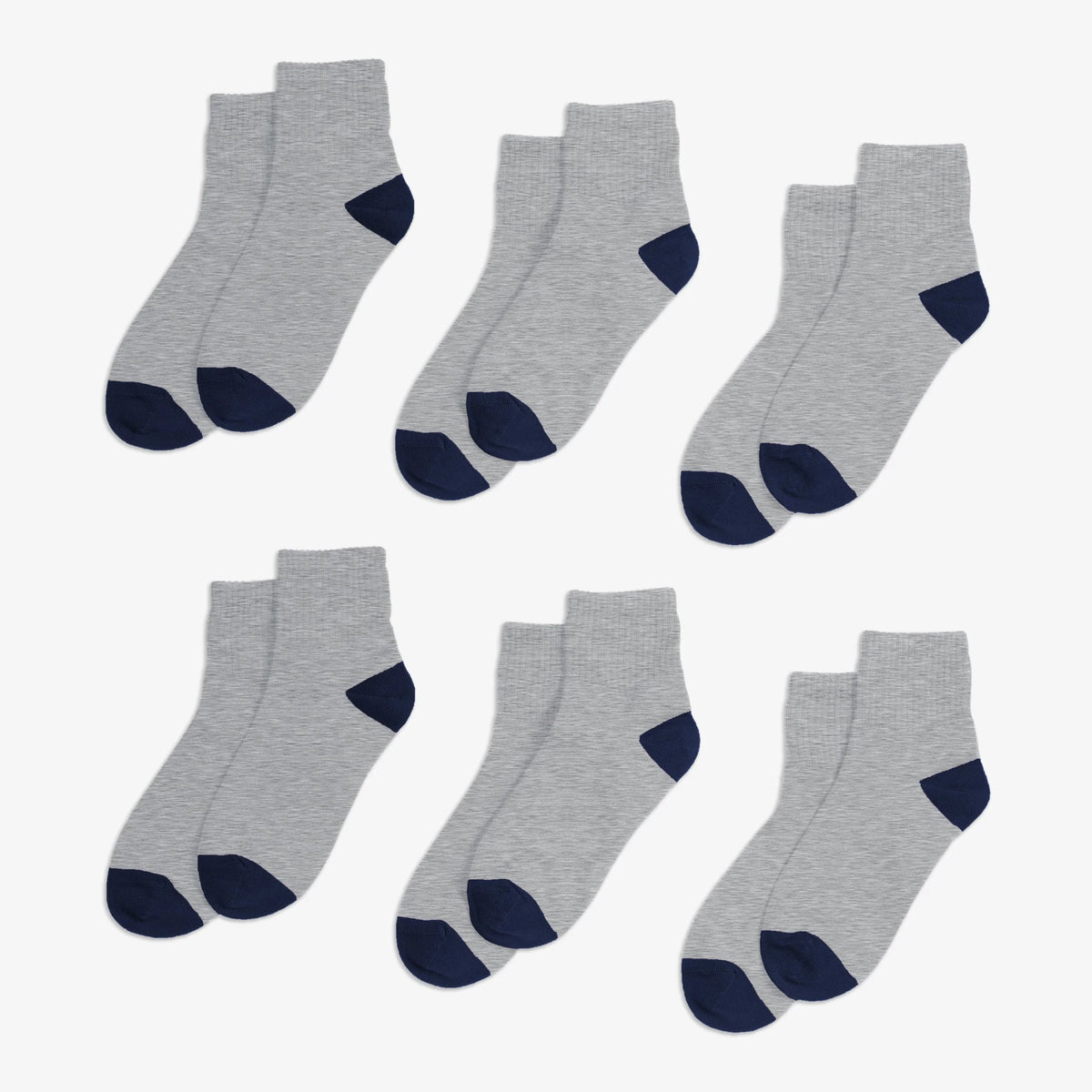 Kids quarter sock 6-pack