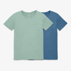 Unisex fit pocket tee 2-pack
