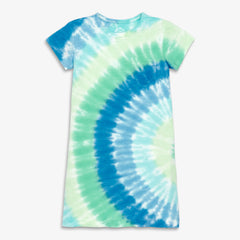 Clearance kids t-shirt dress in tie-dye