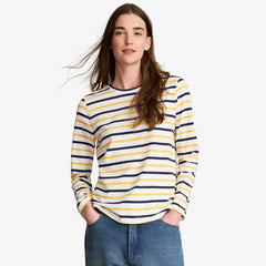 Women's fit long sleeve everyday stripe tee