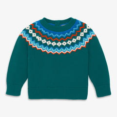 Baby fair isle sweater
