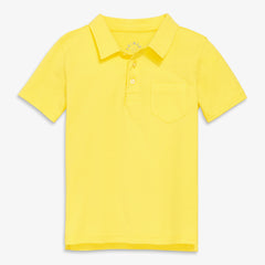 Kids short sleeve polo in seasonal colors