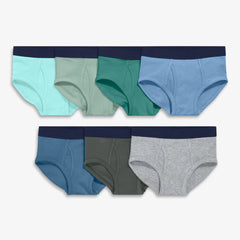Kids brief 7-pack in solid neutral mix