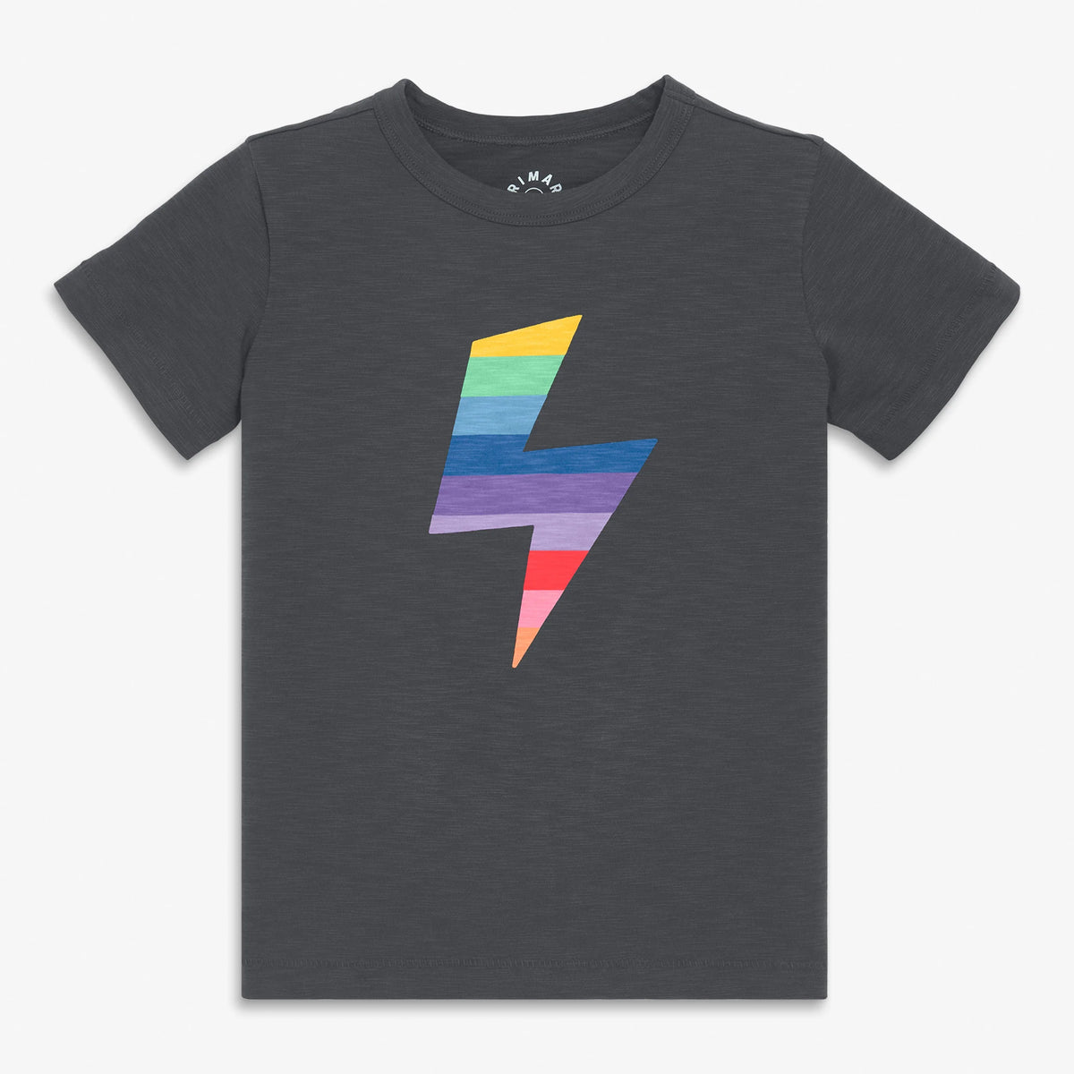 Kids rainbow bolt tee