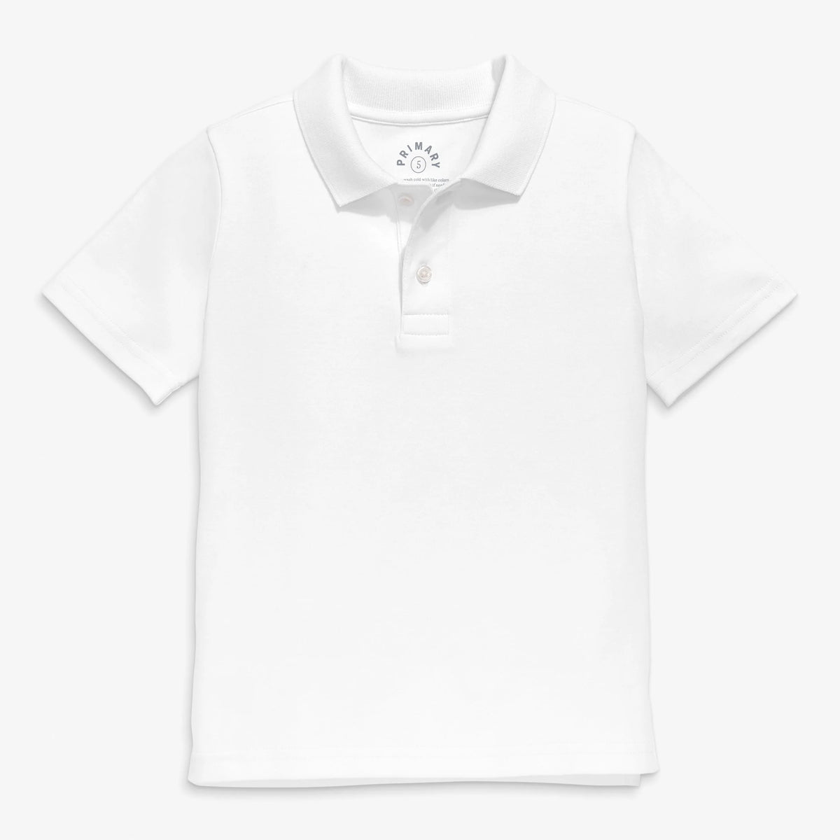 Kids classic short sleeve interlock polo