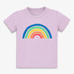Baby cutout rainbow tee