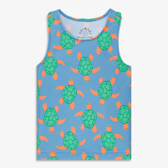 Kids swim tank in swimming turtles