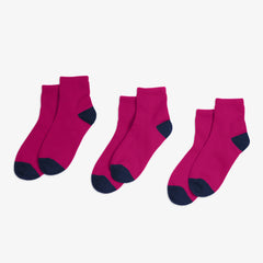 Kids quarter sock 3-pack