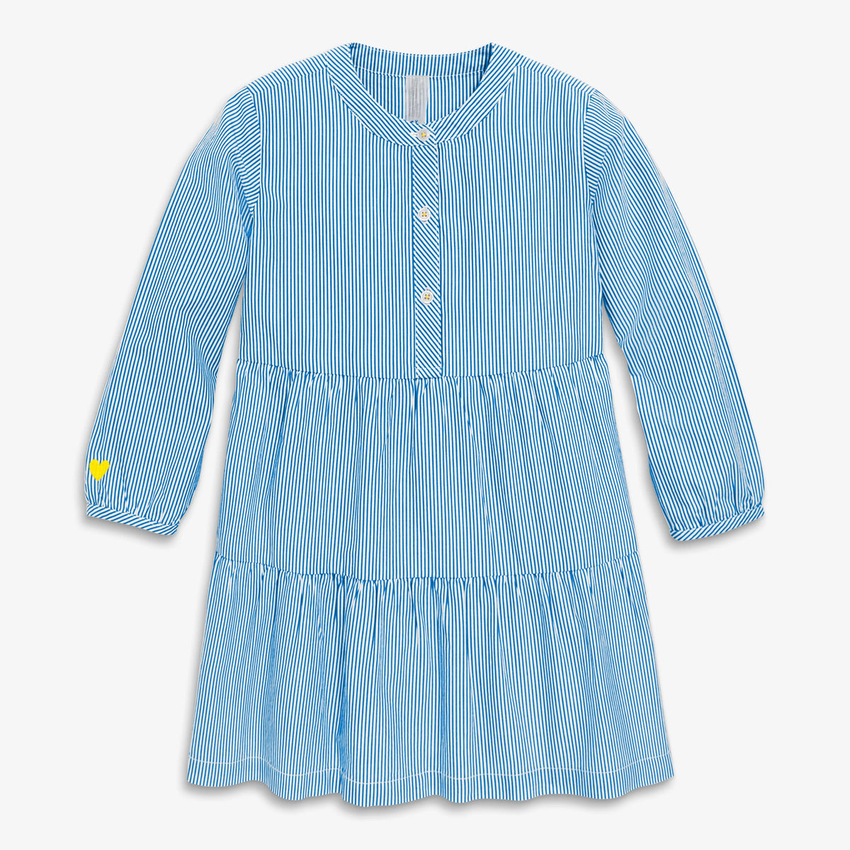 Clearance kids popover dress in stripe