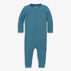 Kids organic zip romper