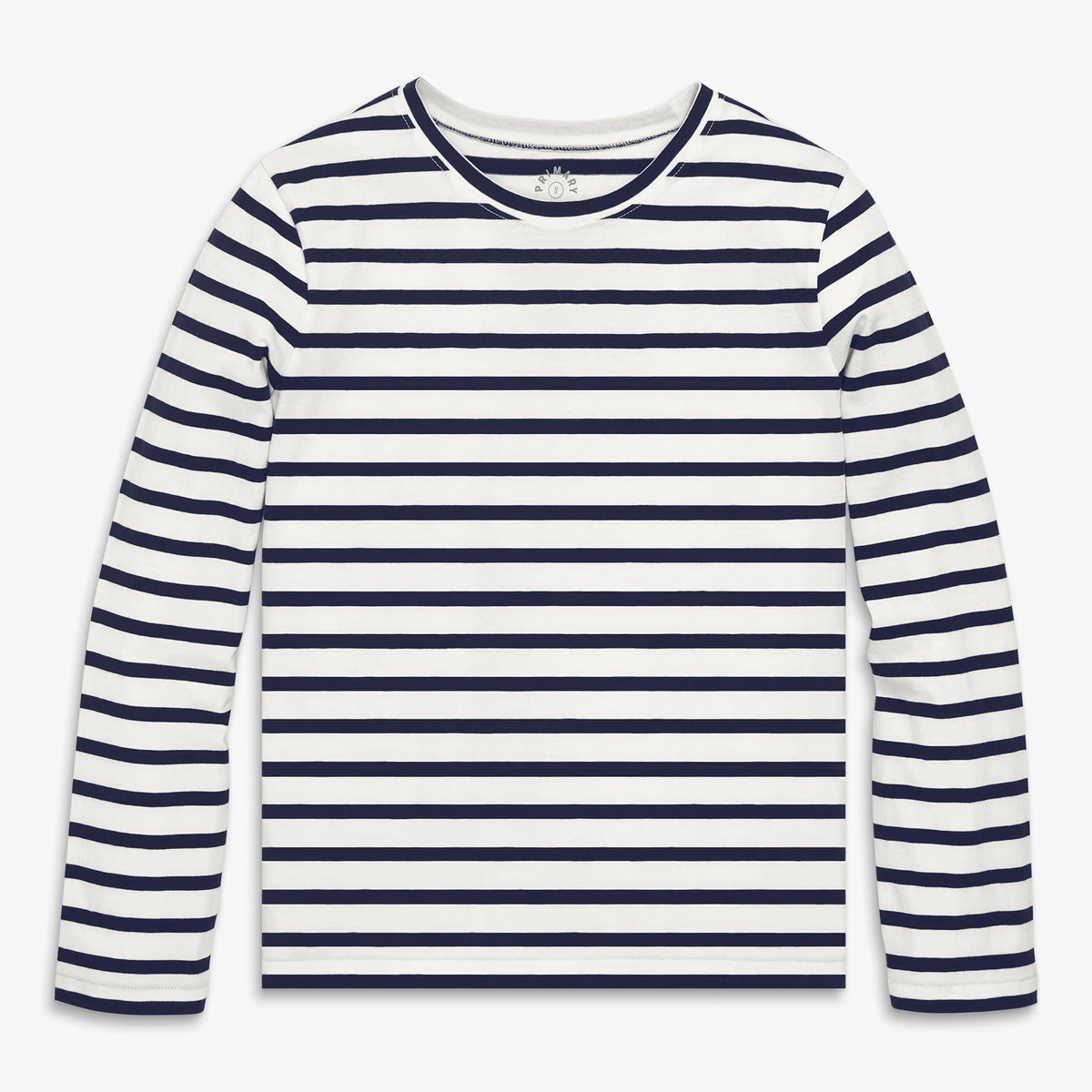 Women's fit long sleeve everyday tee in stripe