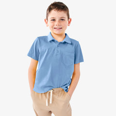 Kids short sleeve polo
