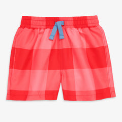 Clearance baby swim trunk in gingham