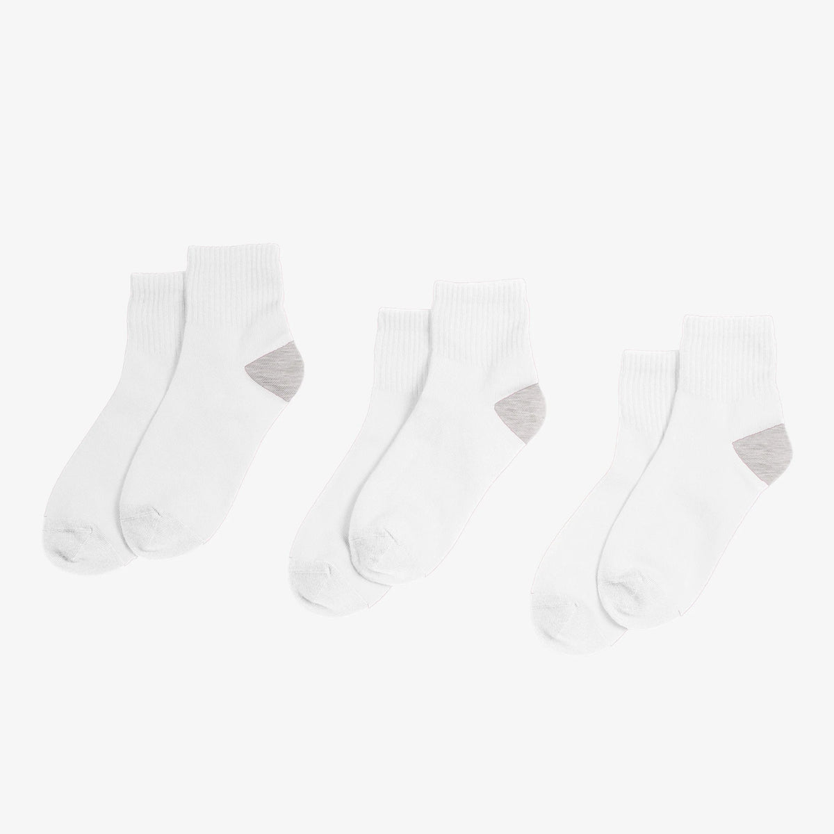 Kids quarter sock 3-pack