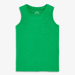Kids slub pocket tank