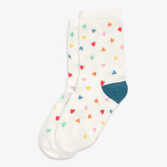 Kids crew socks in hearts