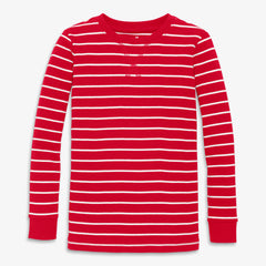 Clearance kids organic pj top in stripe