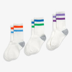 Kids athletic sock 3-pack