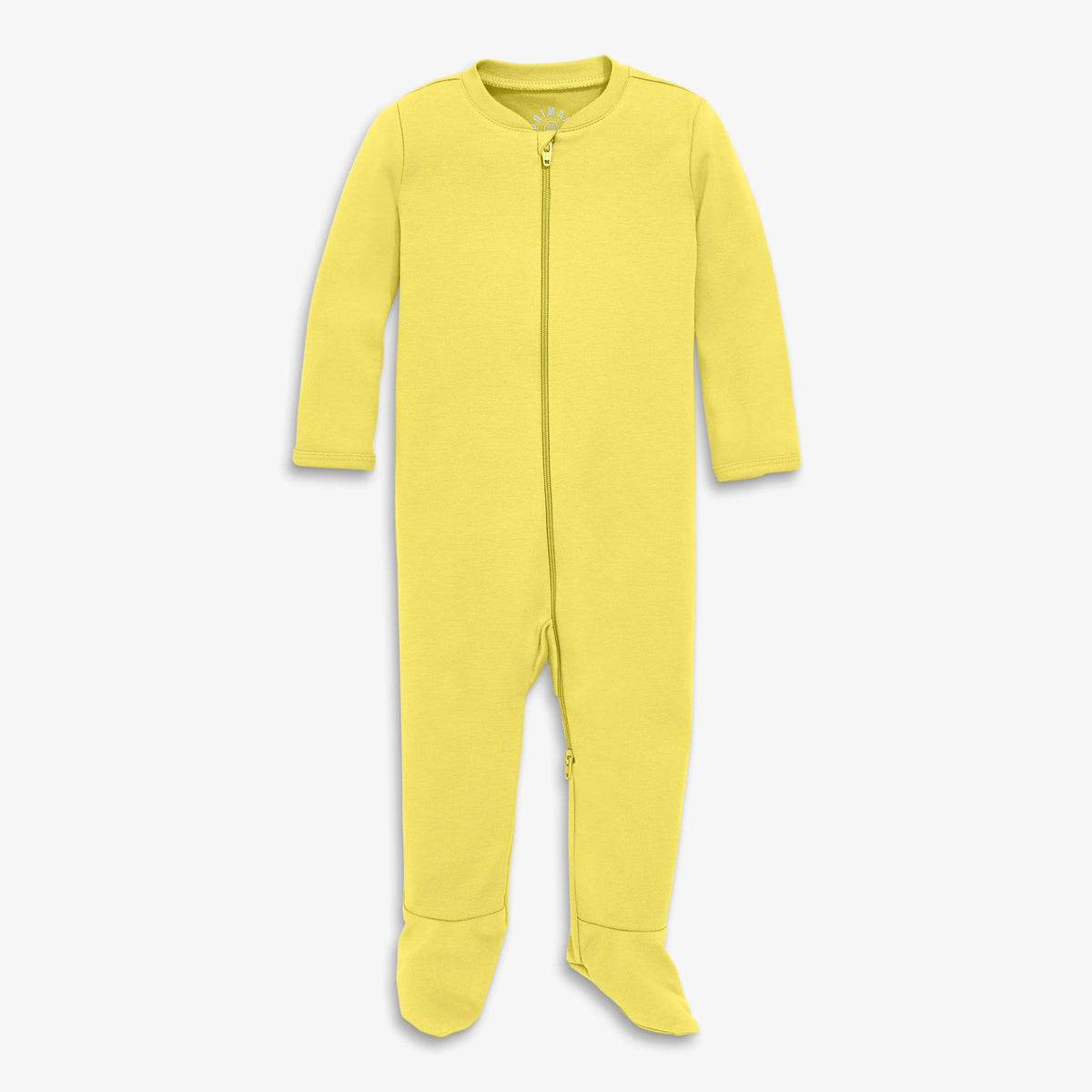 Baby organic zip footie