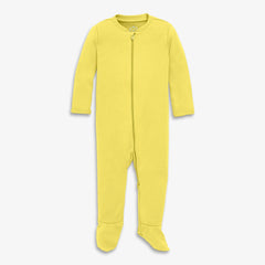 Baby organic zip footie