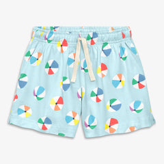 Kids park short in beach balls
