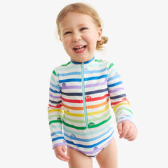Kids Sesame Street one-piece rash guard